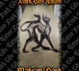 Dark side tattoo