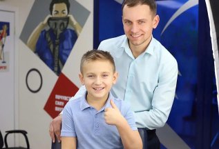 Отец+Сын: Цена за две стрижки всего 1000 руб.!