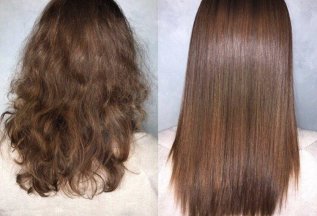 Кератиновое выпрямление волос - 3500