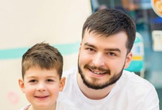 Семейные стрижки: папа+ребенок