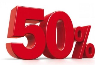 На 10ю процедуру из прайса скидка 50%