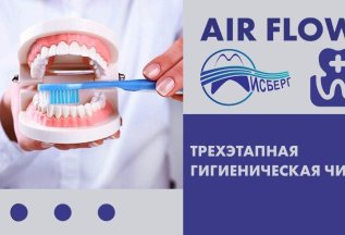 Трехэтапная гигиеническая чистка Air Flow 5000 рублей
