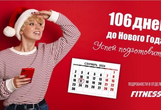 ДО НОВОГО ГОДА ОСТАЛОСЬ 106 ДНЕЙ!