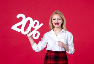 20-го числа каждого месяца скидка 20%
