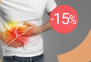 Скидка 15% на Check-up «Здоровая печень»