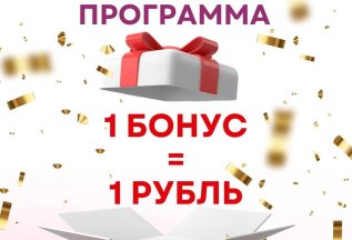 1 бонус - 1рубль