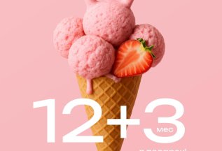 12 мес + 3 мес в подарок! Только в июле!