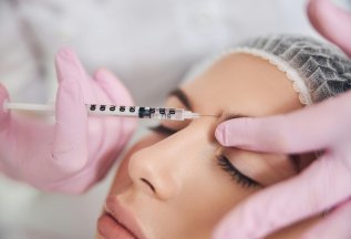 Botox: лоб + межбровье