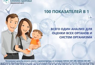 Акция на анализы!