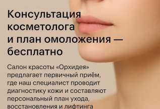 Консультация косметолога БЕСПЛАТНО !!!