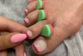 Маникюр+Покрытие Shellac+Педикюр+Покрытие Shellac