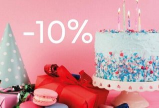 Скидка в День Рождения - 10%