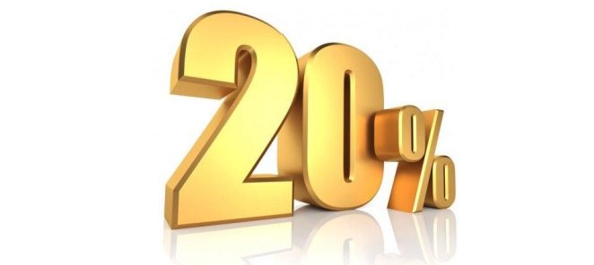 При первом посещении предоставляется скидка в 20% на все вид