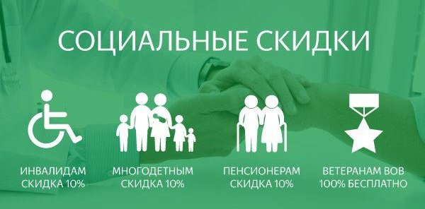 Социальные скидки в клинике «Парацельс»