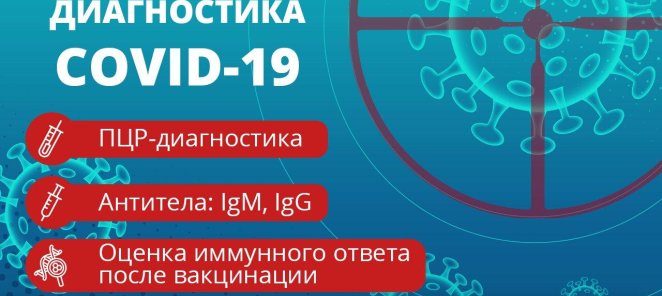 Анализы на новую короновирусную инфоекцию COVID-19