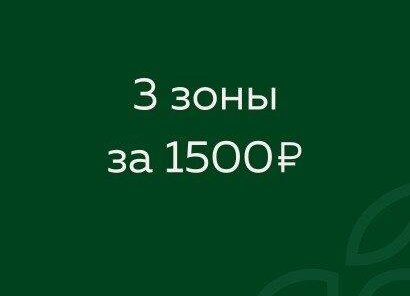 3 зоны за 1500