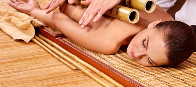Лимфодренажный массаж бамбуковыми палочками