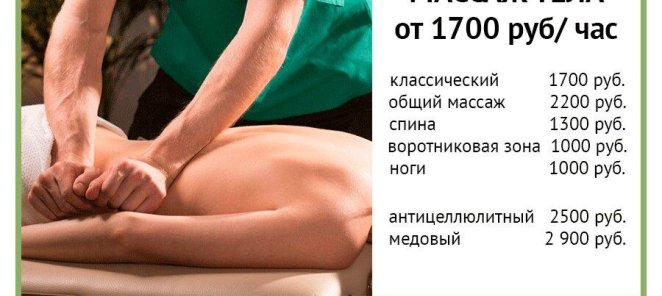 Массаж спины и воротниковой зоны по специальной цене
