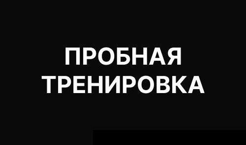 Пробная тренировка всего 300 руб.