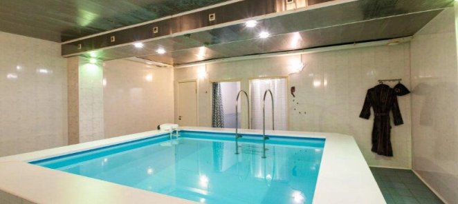 Теплый бассейн 27 градусов, 1,5 метра глубина