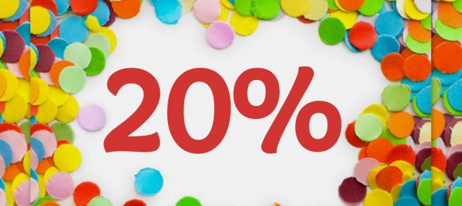 Скидка 20% для новых клиентов на тест -драйв наших услуг