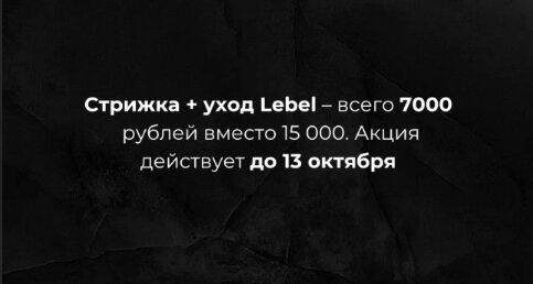 Стрижка + уход Lebel