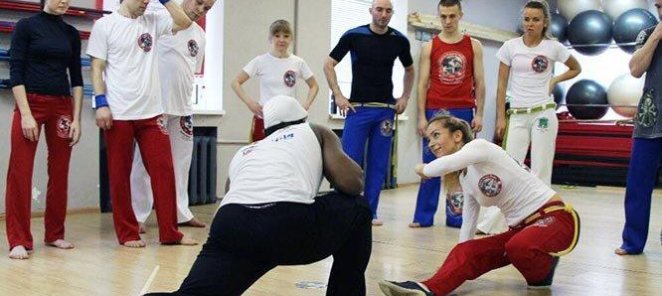 Капоэйра в фитнес-клубе 