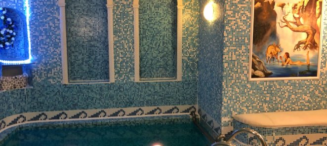 Бассейн с прохладной водой 5*4 , глубина 1,60