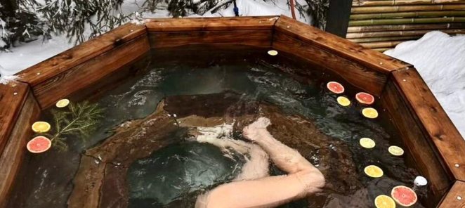🔥 Горячий чан под открытым небом 🔥