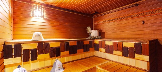 Сауна на 30 этаже вместимостью до 15 человек
