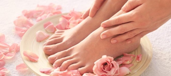 SPA уход ног в подарок при педикюре/маникюре