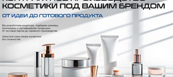 Производство косметики!