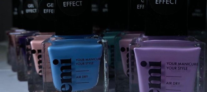 ‼Новинка‼ Маникюр с покрытием цветным лаком "EMI"