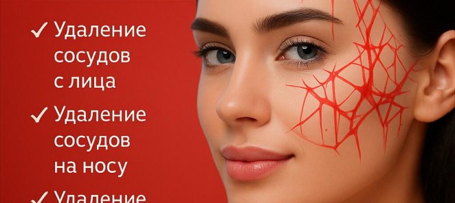 Удаление сосудов на IPL! Акция!