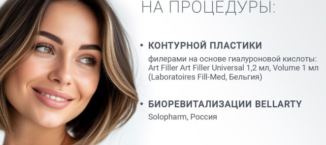 15% скидка на процедуры*: