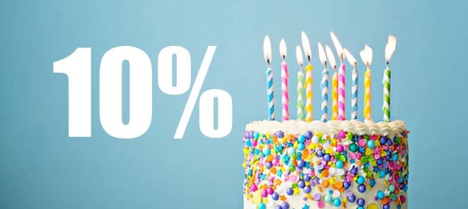 Скидка 10% в честь Дня рождения на все исследования