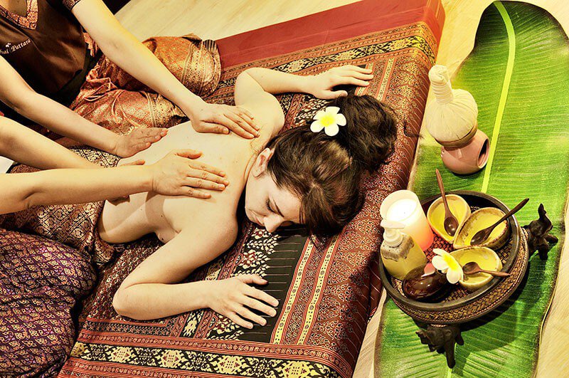Центр тайского массажа "Thai Pattara Spa", массаж в 4 руки.