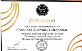 Созонова Анастасия Игоревна